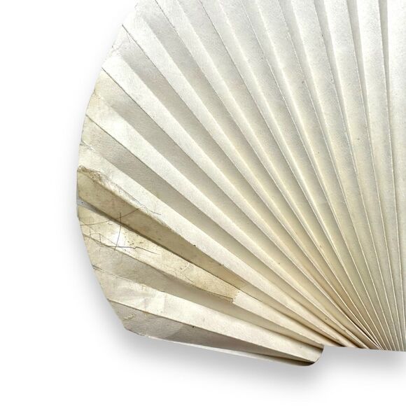 Vintage Asian Hand Fan 10 Inch Republic Of China Foldable Birds Peacocks - Picture 9 of 16